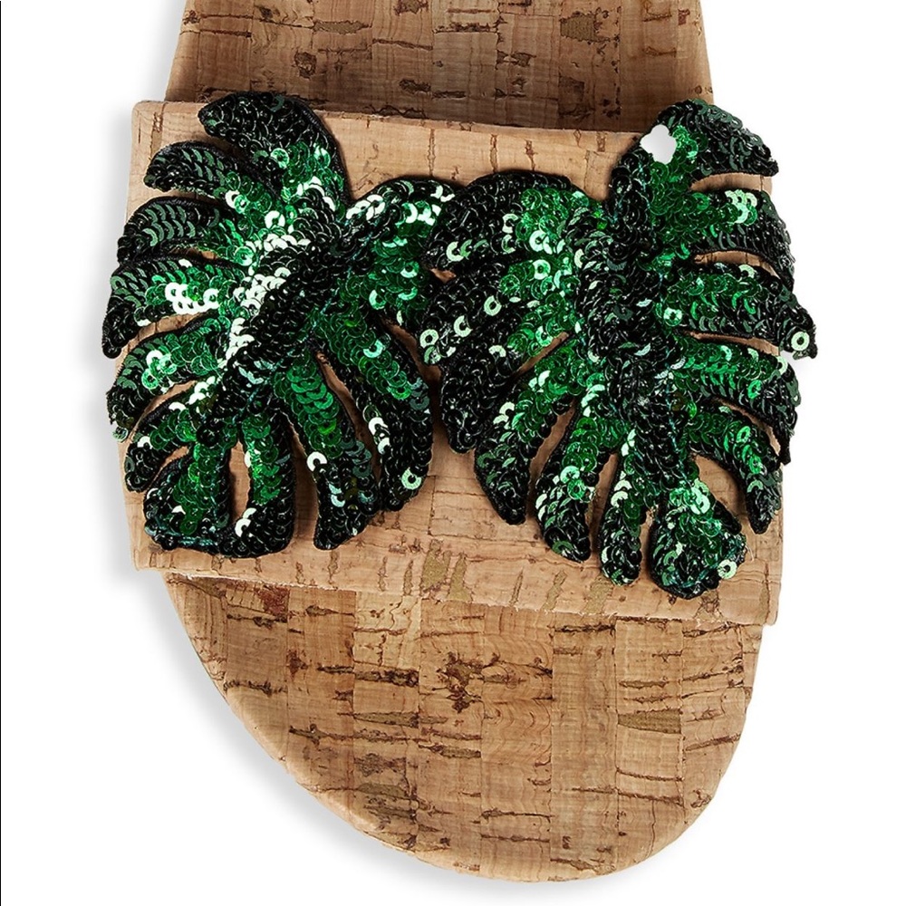 Schutz Thayna Sequin Palm Slides